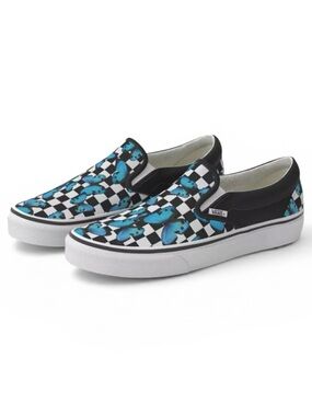 Vans Checkerboard Butterfly Slip On Sneakers